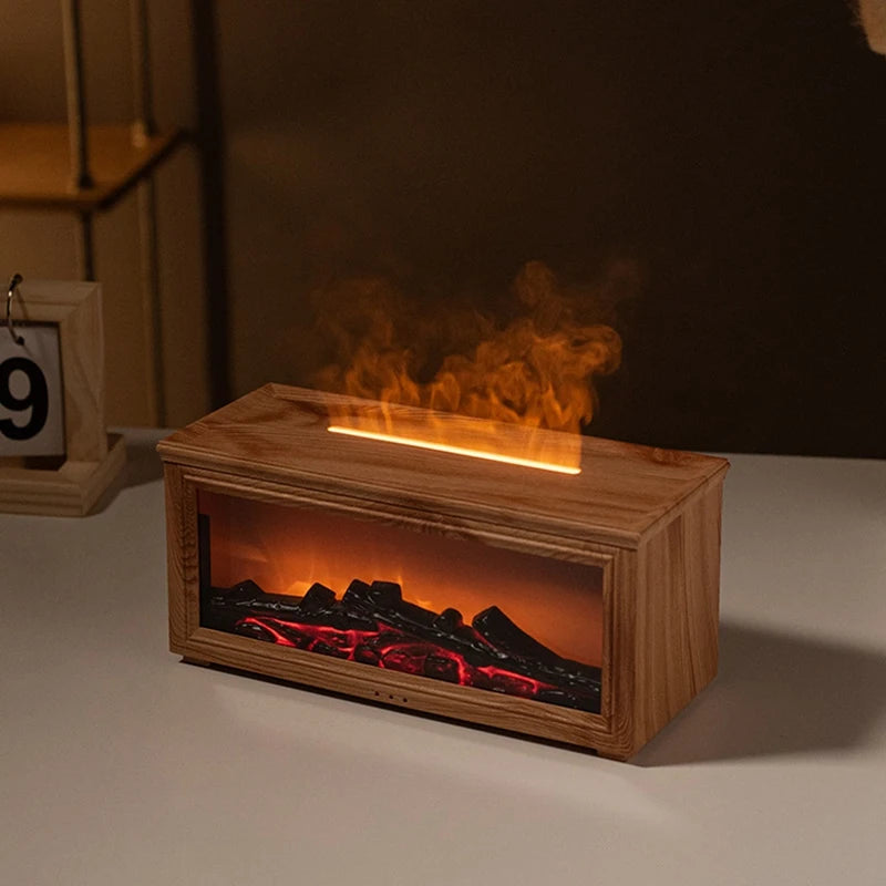 AromaFlamme™ – LED-Flammen Aroma-Diffusor mit Ultraschall