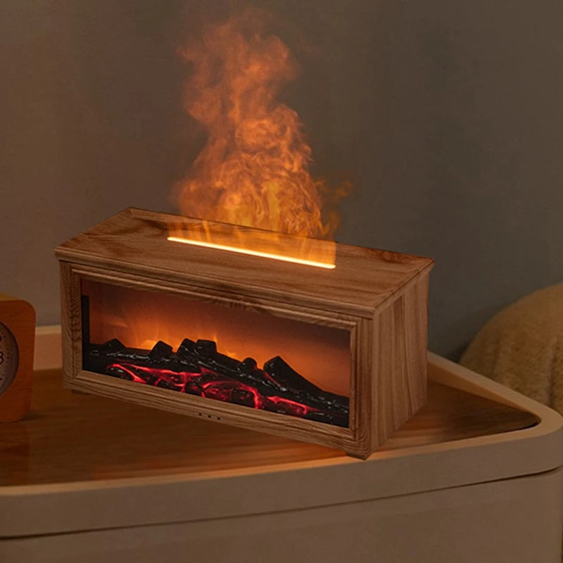 AromaFlamme™ – LED-Flammen Aroma-Diffusor mit Ultraschall