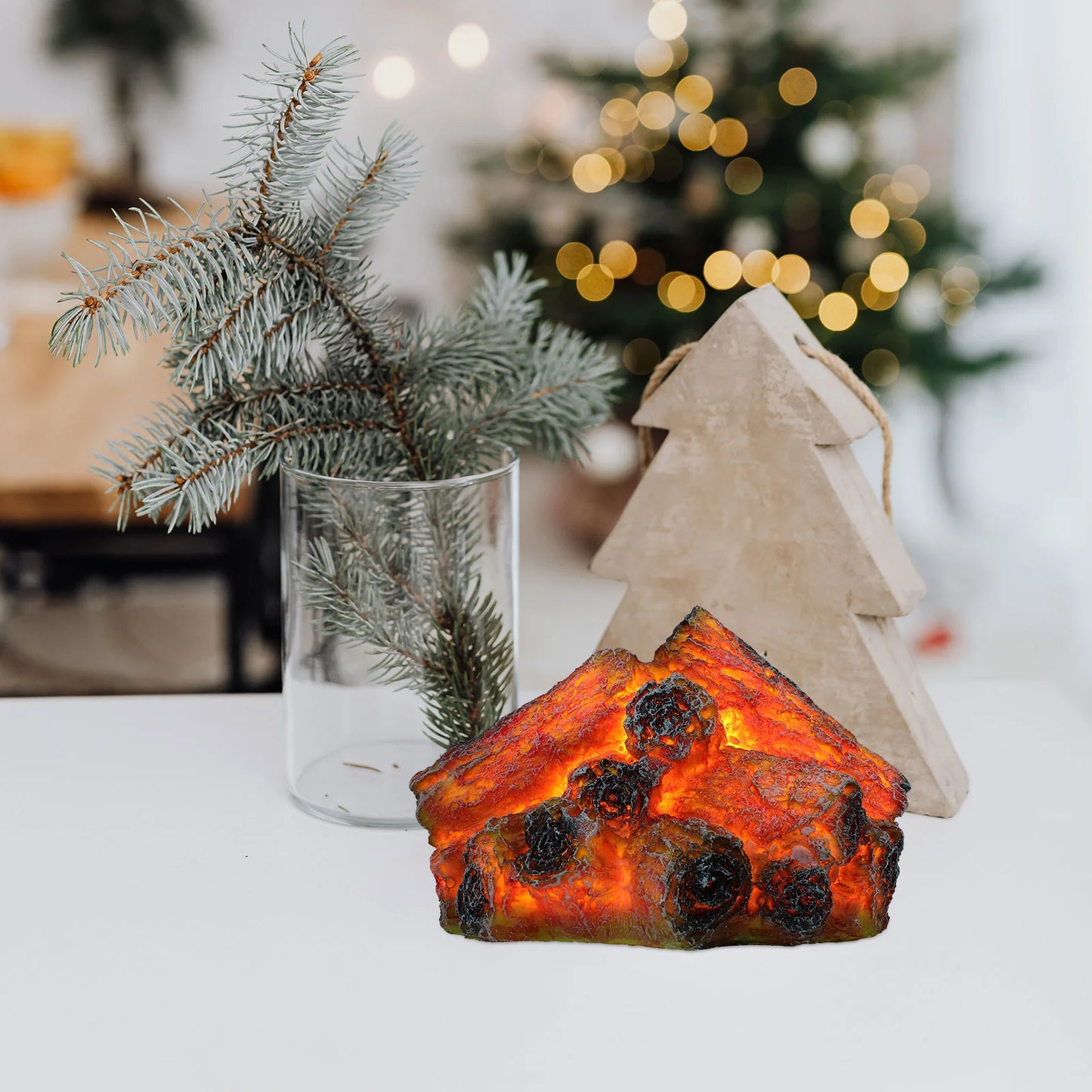 GlutFlamme – LED-Kamin-Deko ohne Feuer